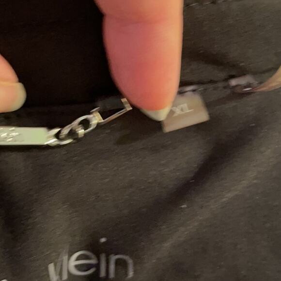 Calvin Klein Biker Jacket Y2K Water Resistant Mod - Picture 10 of 12